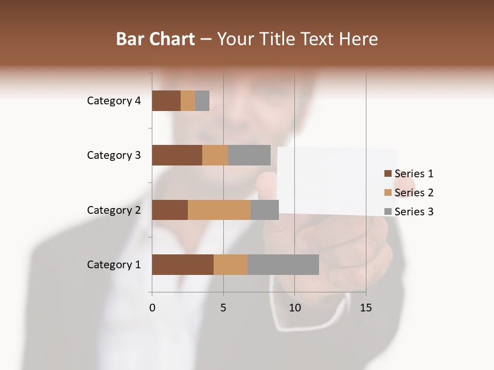Portrait Looking Giving PowerPoint Template