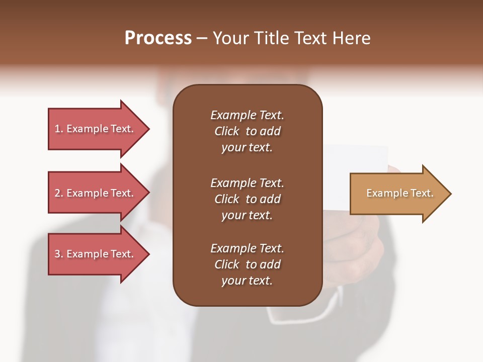 Portrait Looking Giving PowerPoint Template