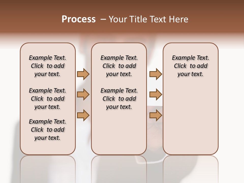 Portrait Looking Giving PowerPoint Template