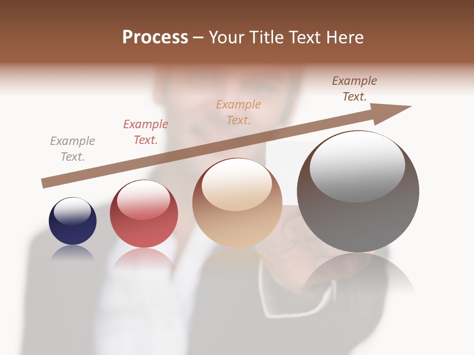 Portrait Looking Giving PowerPoint Template