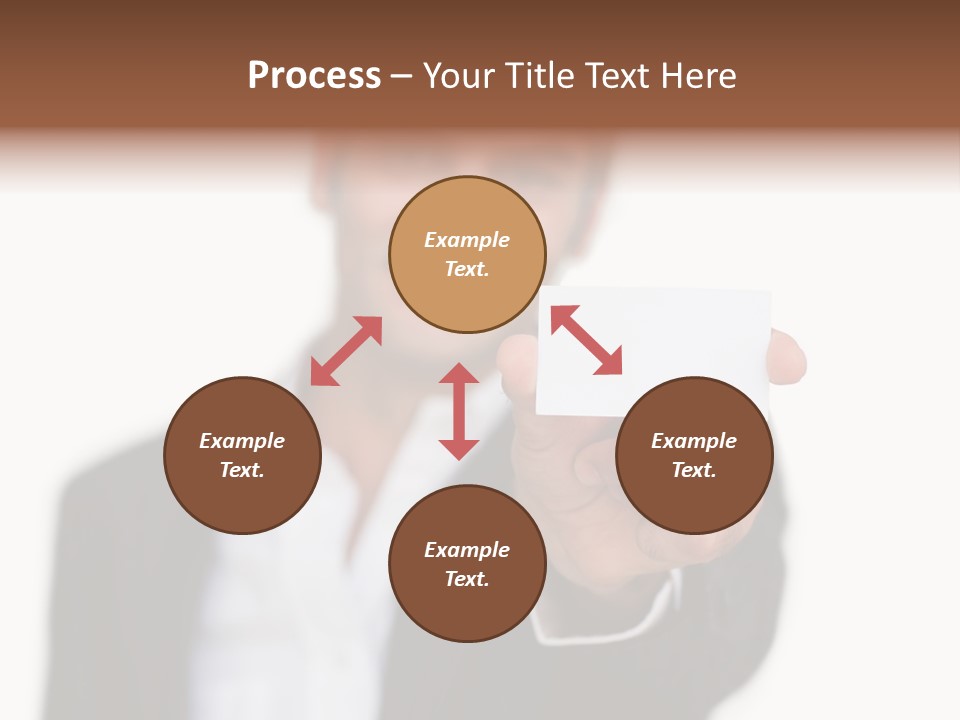 Portrait Looking Giving PowerPoint Template