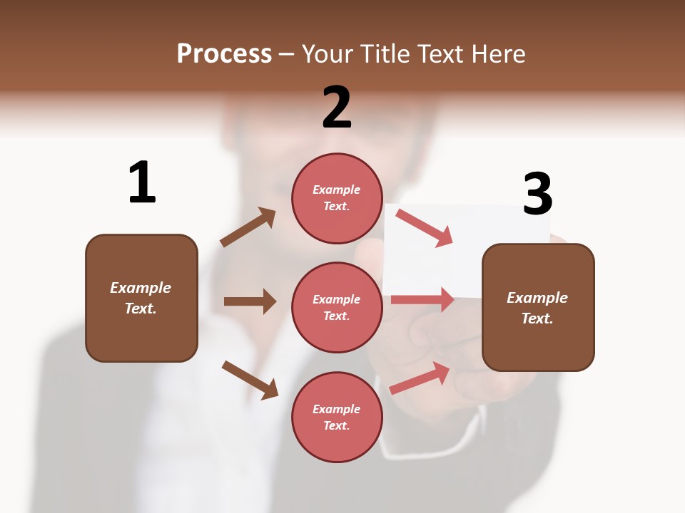 Portrait Looking Giving PowerPoint Template