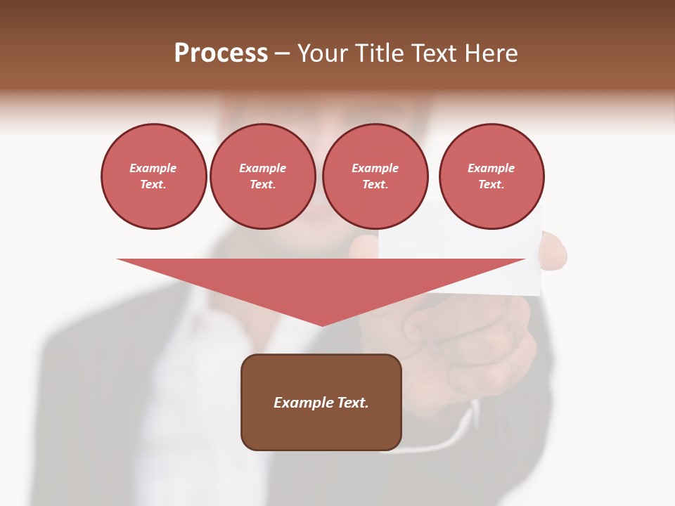 Portrait Looking Giving PowerPoint Template