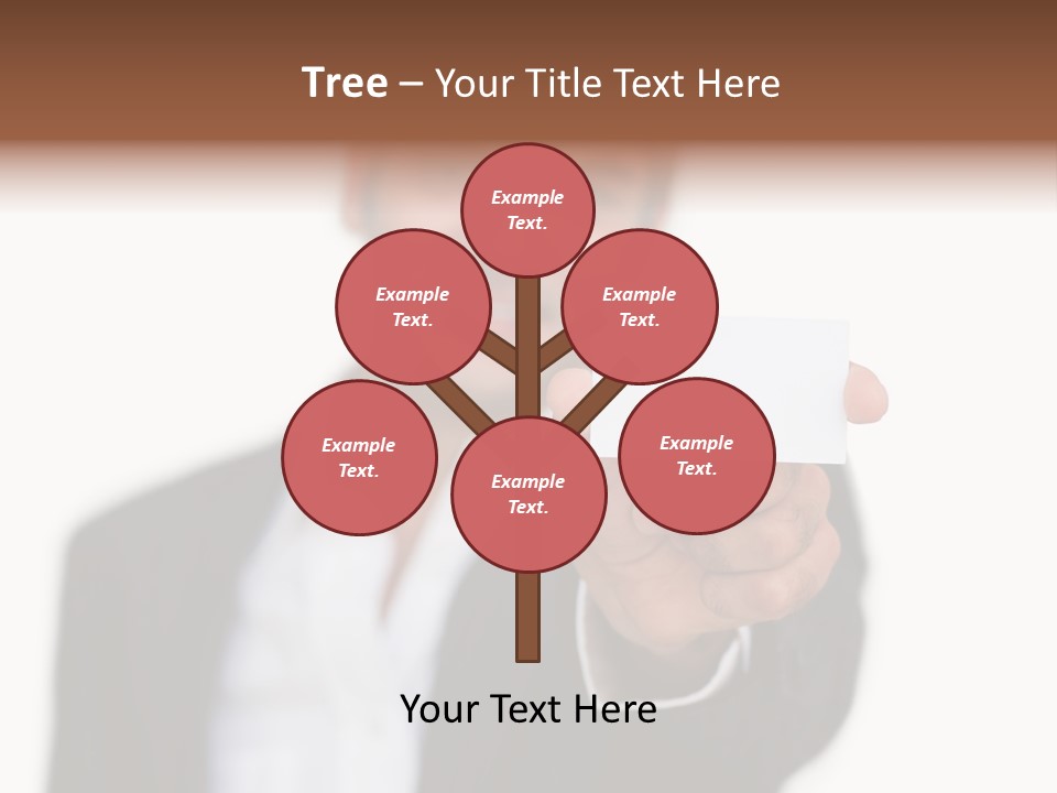 Portrait Looking Giving PowerPoint Template