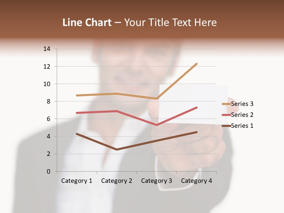 Portrait Looking Giving PowerPoint Template