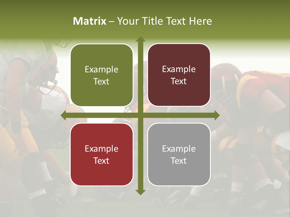 Person Yard Line Tackle PowerPoint Template