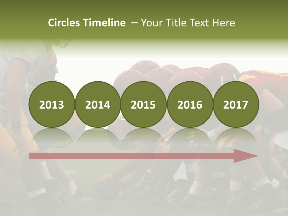 Person Yard Line Tackle PowerPoint Template