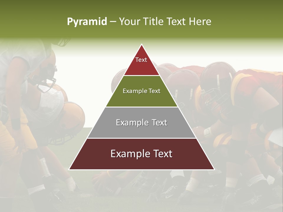 Person Yard Line Tackle PowerPoint Template