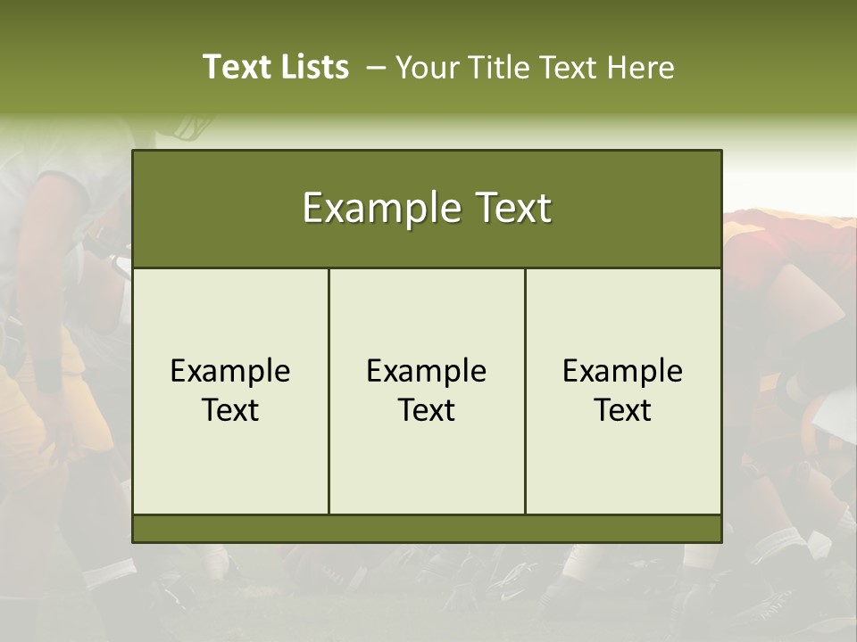 Person Yard Line Tackle PowerPoint Template