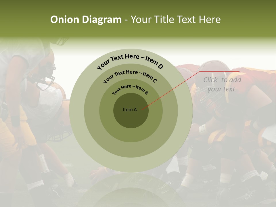 Person Yard Line Tackle PowerPoint Template