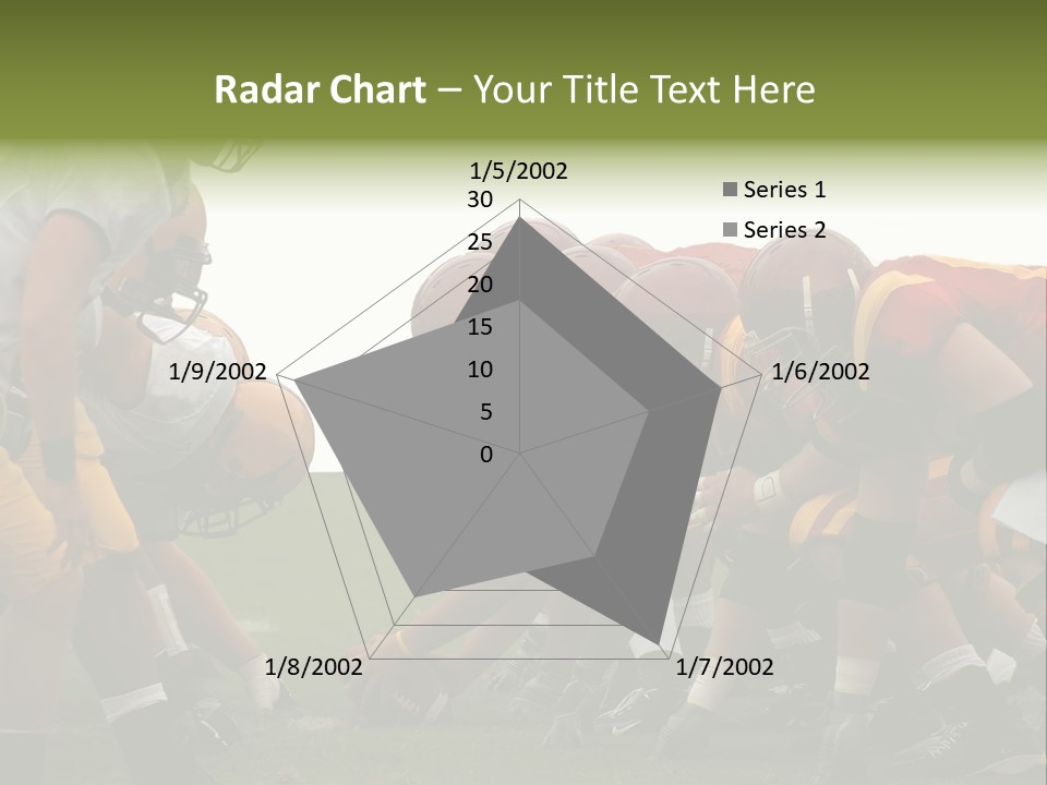 Person Yard Line Tackle PowerPoint Template