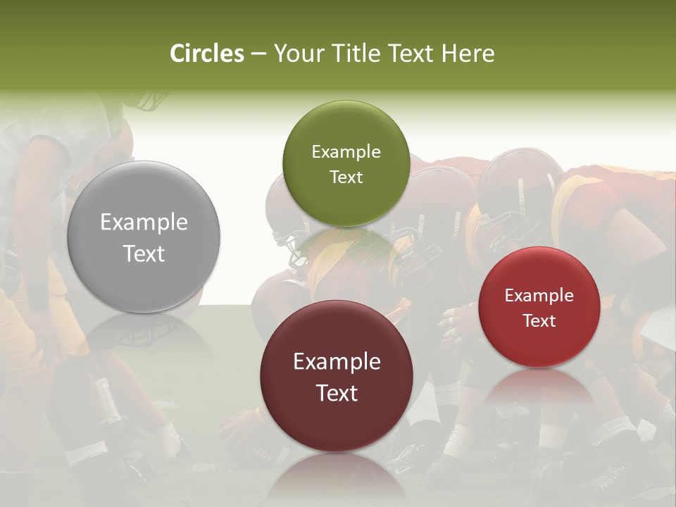 Person Yard Line Tackle PowerPoint Template