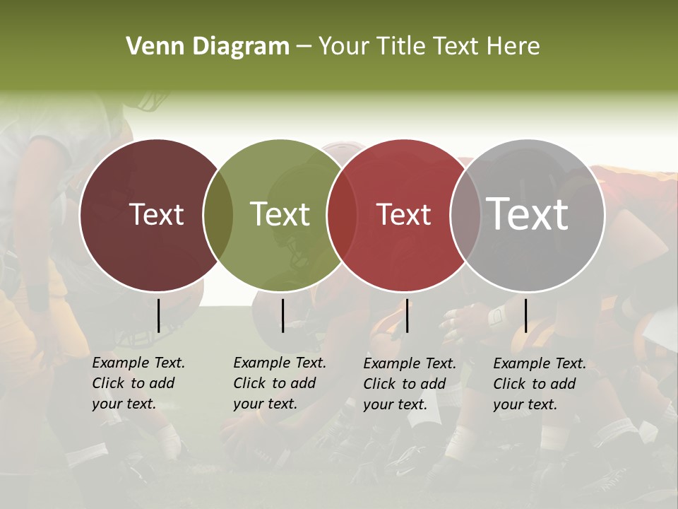 Person Yard Line Tackle PowerPoint Template