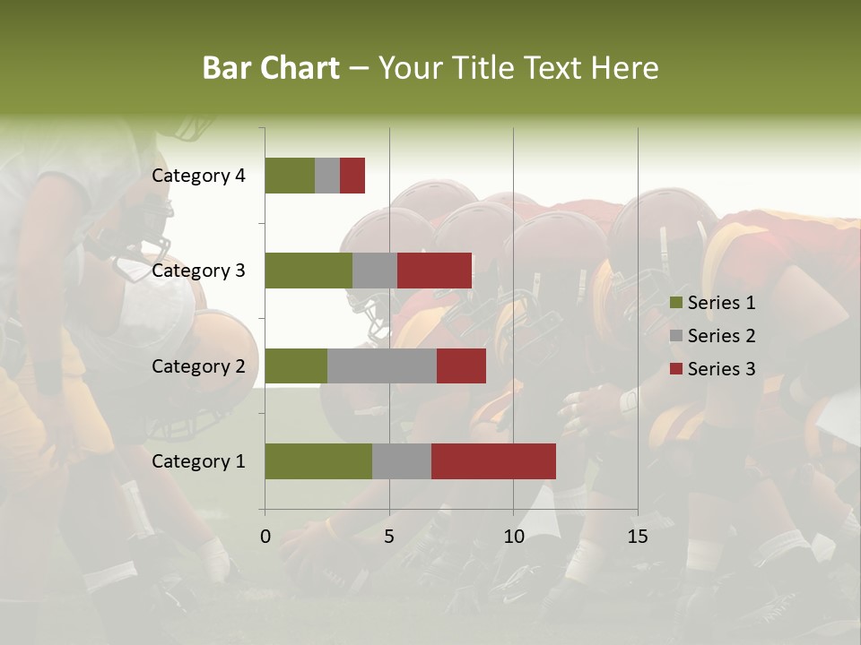 Person Yard Line Tackle PowerPoint Template