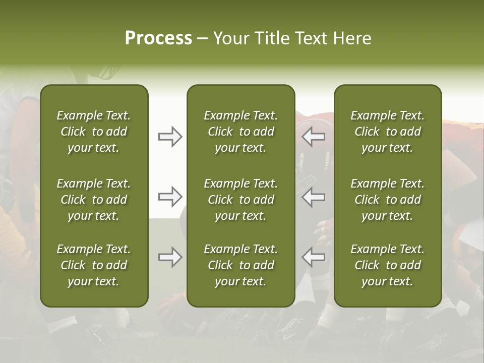 Person Yard Line Tackle PowerPoint Template