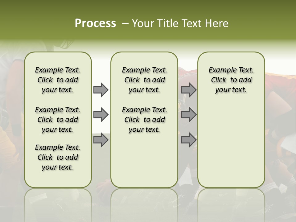 Person Yard Line Tackle PowerPoint Template