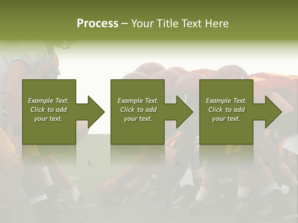 Person Yard Line Tackle PowerPoint Template