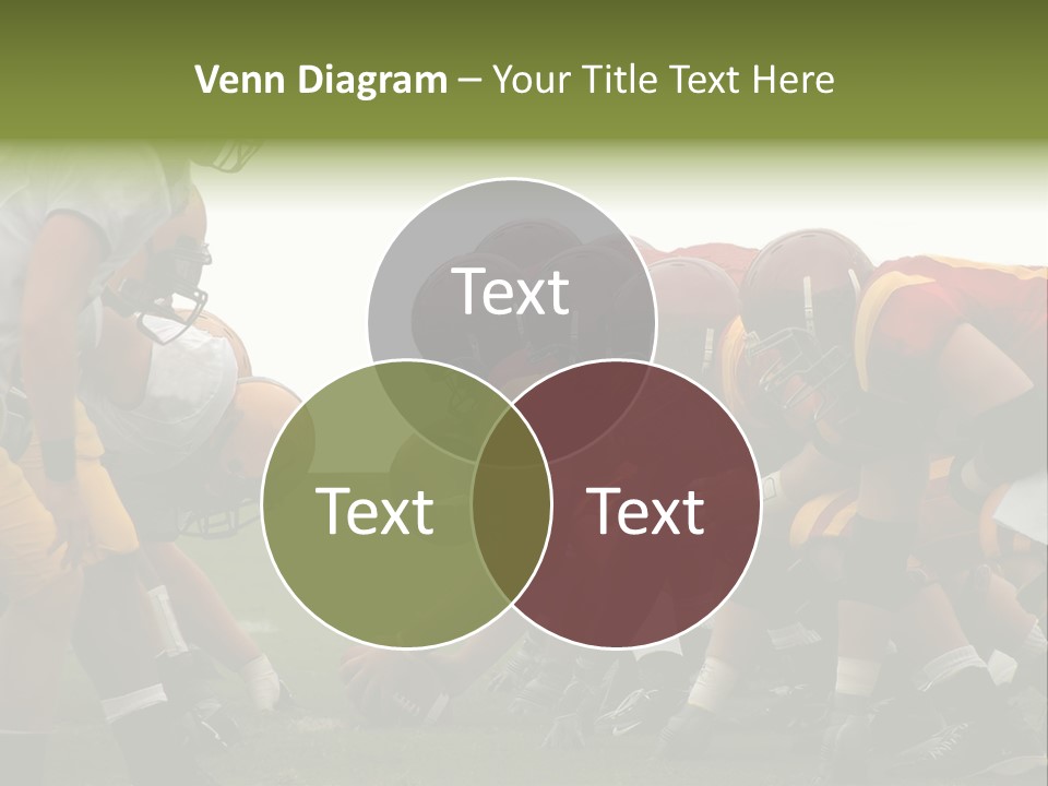 Person Yard Line Tackle PowerPoint Template