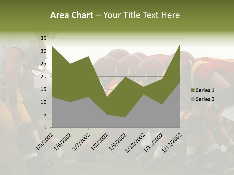 Person Yard Line Tackle PowerPoint Template