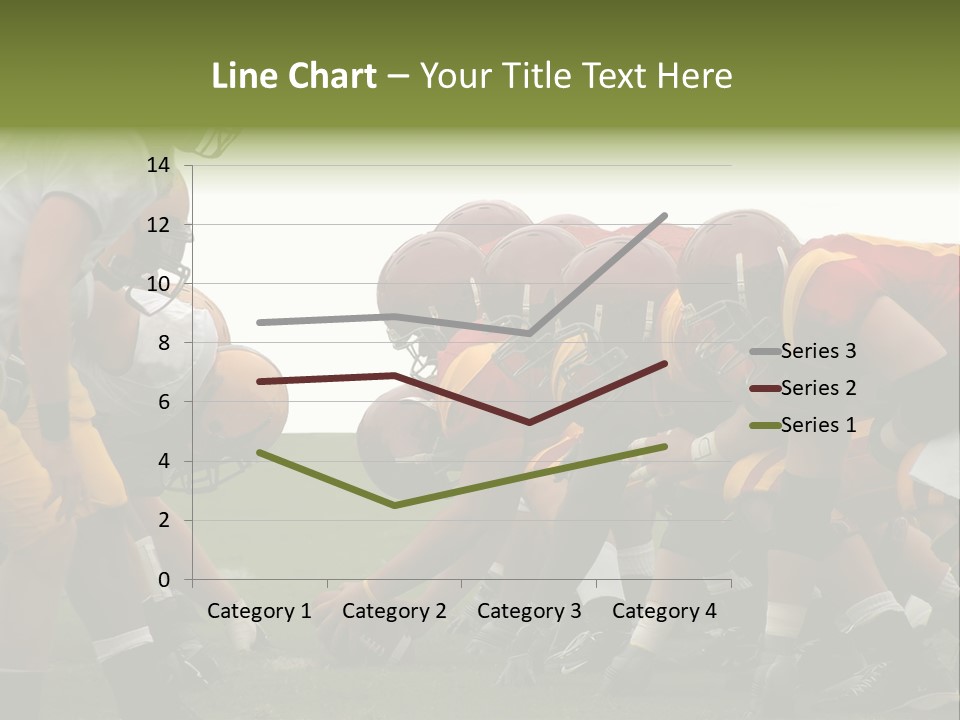 Person Yard Line Tackle PowerPoint Template