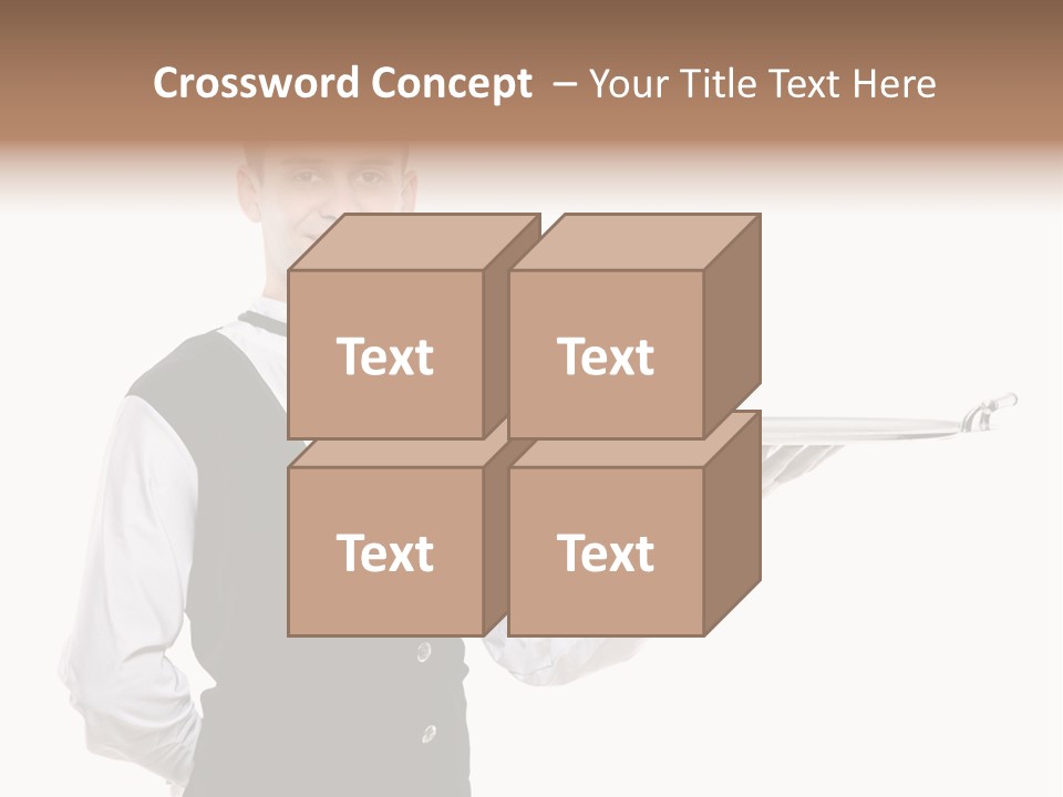 Male Tie Pose PowerPoint Template