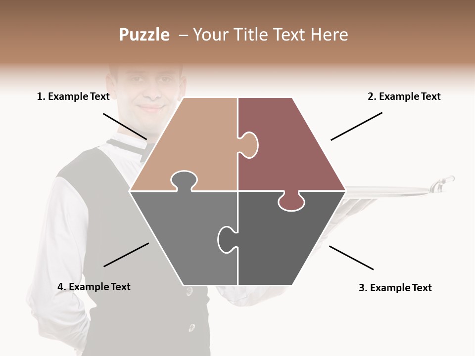 Male Tie Pose PowerPoint Template