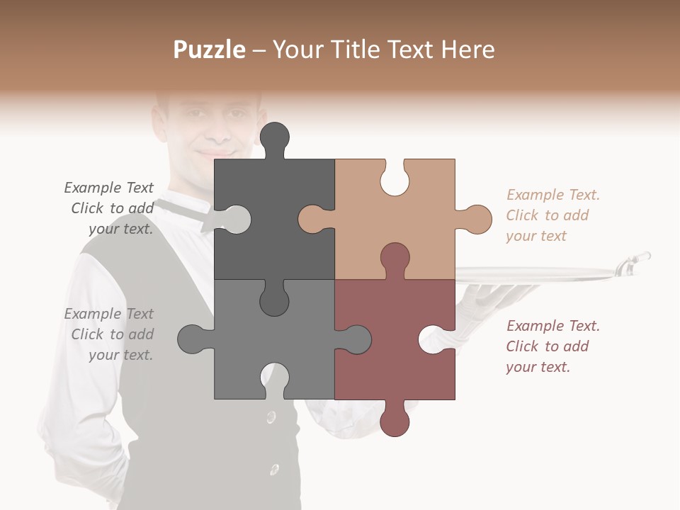 Male Tie Pose PowerPoint Template