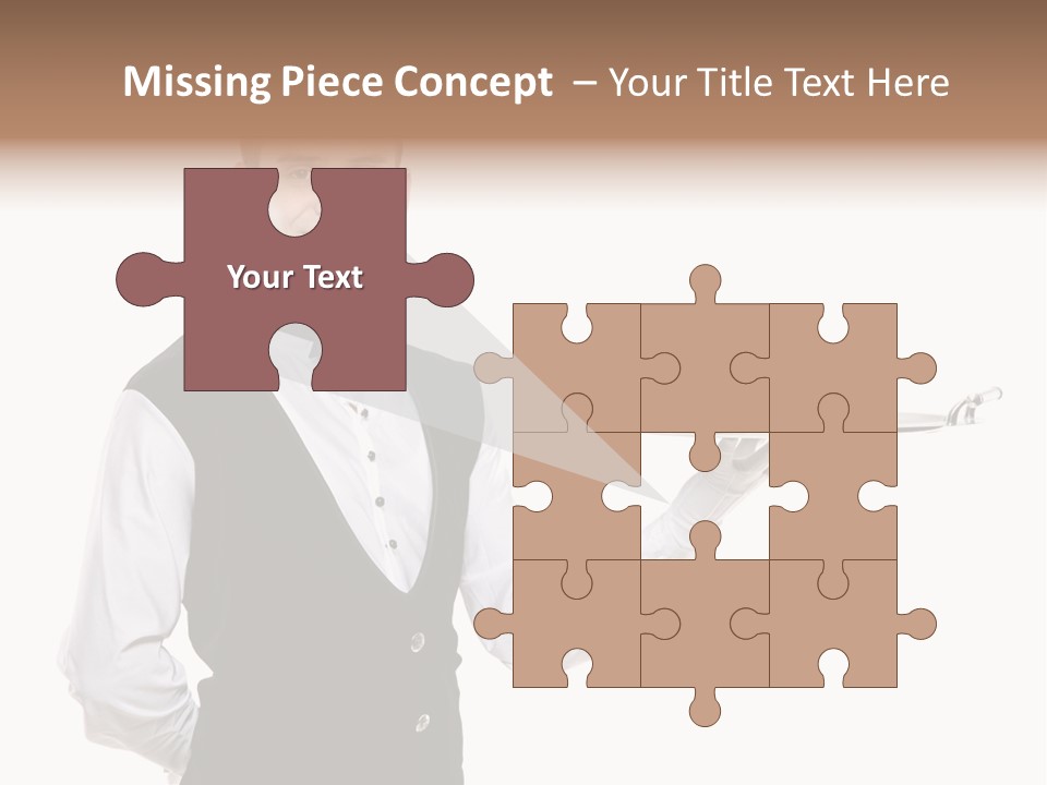 Male Tie Pose PowerPoint Template