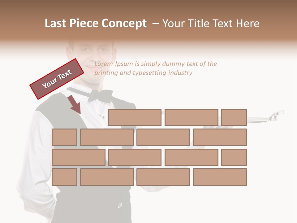 Male Tie Pose PowerPoint Template