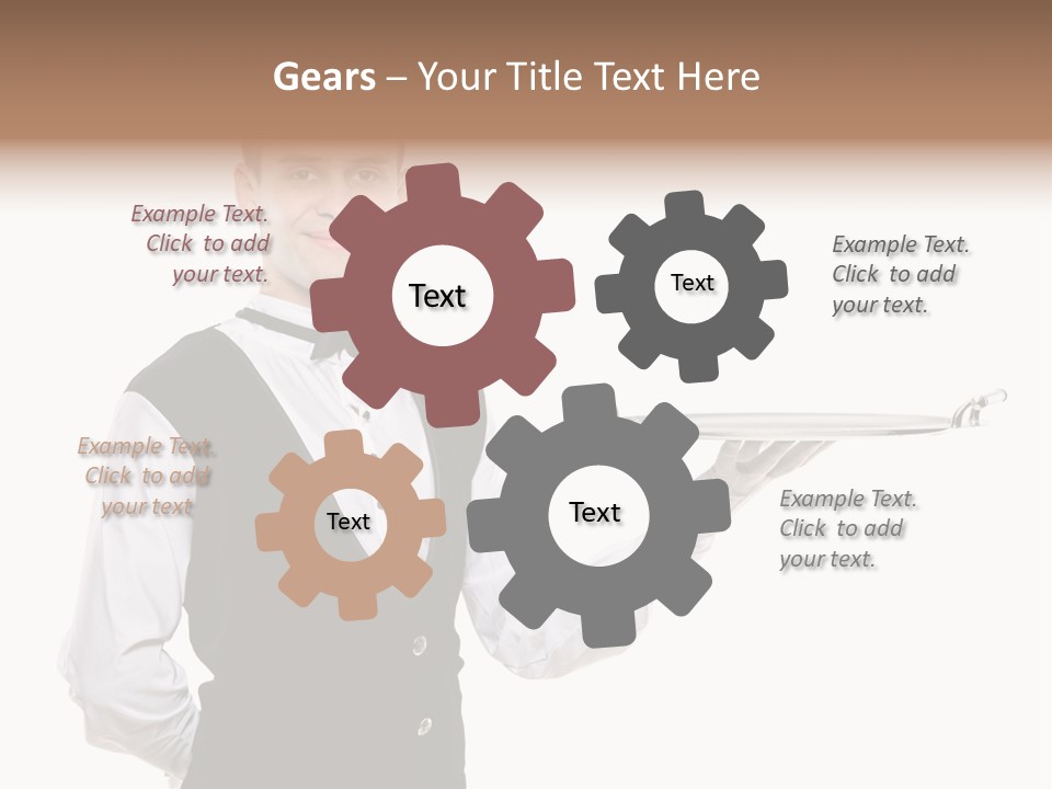 Male Tie Pose PowerPoint Template