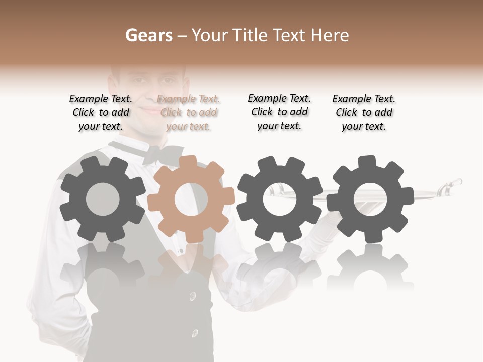 Male Tie Pose PowerPoint Template