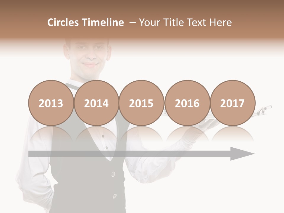 Male Tie Pose PowerPoint Template