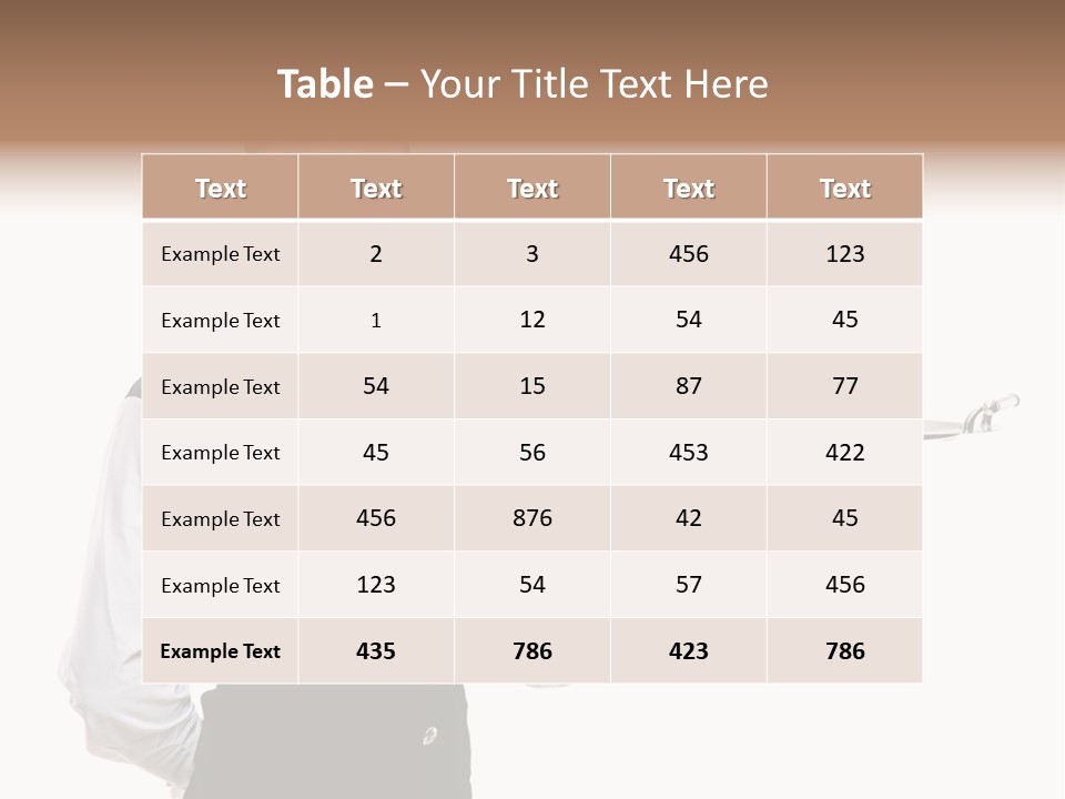 Male Tie Pose PowerPoint Template