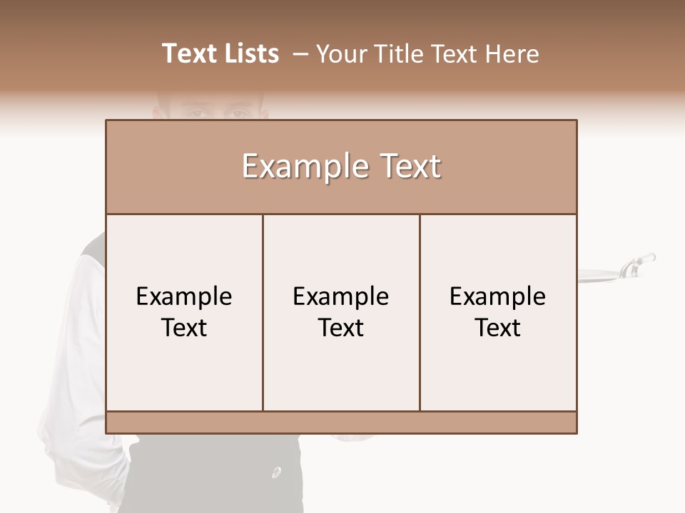 Male Tie Pose PowerPoint Template