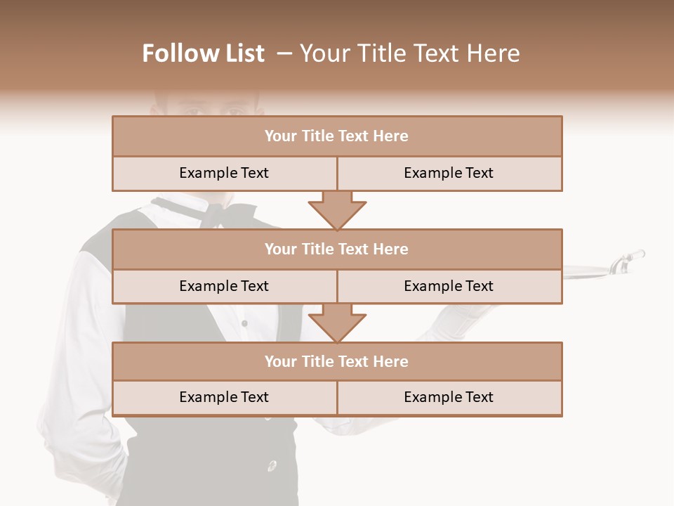 Male Tie Pose PowerPoint Template