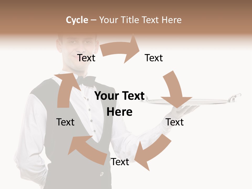 Male Tie Pose PowerPoint Template
