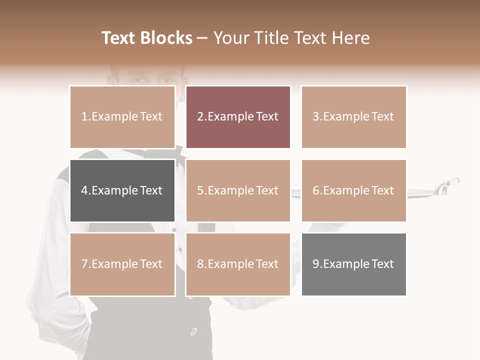 Male Tie Pose PowerPoint Template