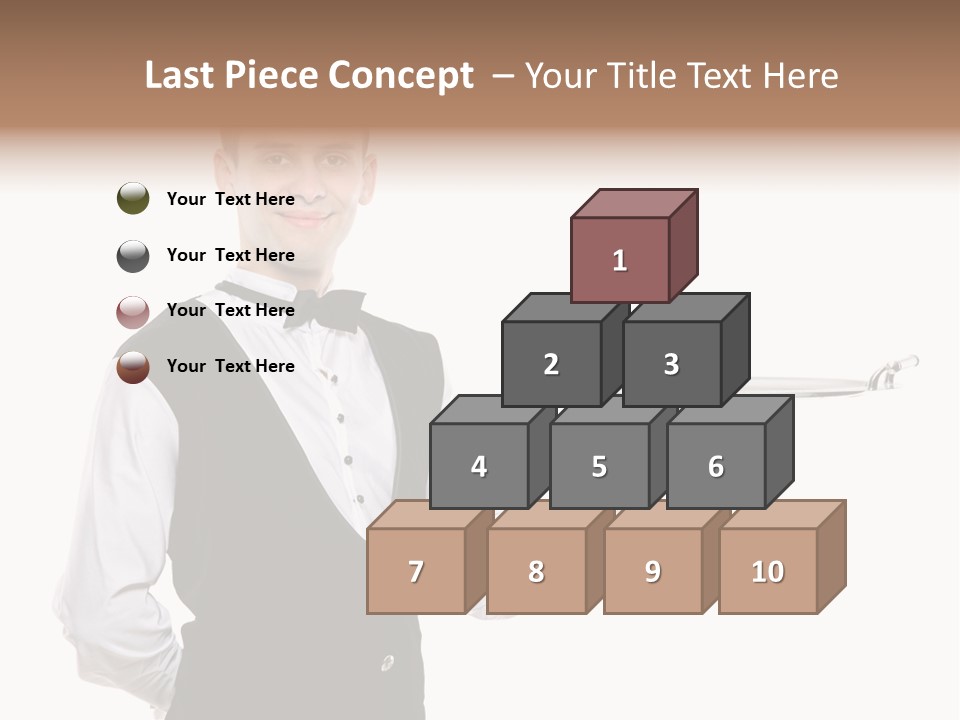 Male Tie Pose PowerPoint Template