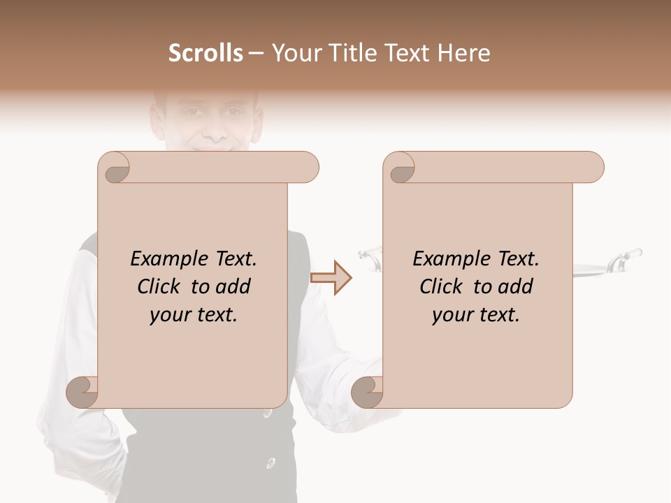 Male Tie Pose PowerPoint Template