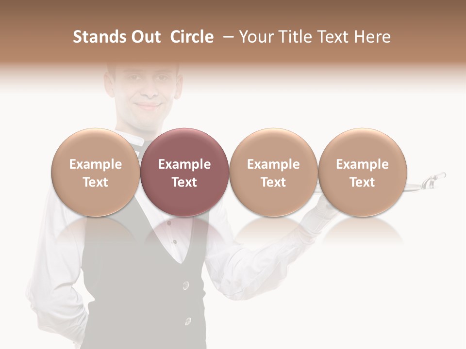 Male Tie Pose PowerPoint Template