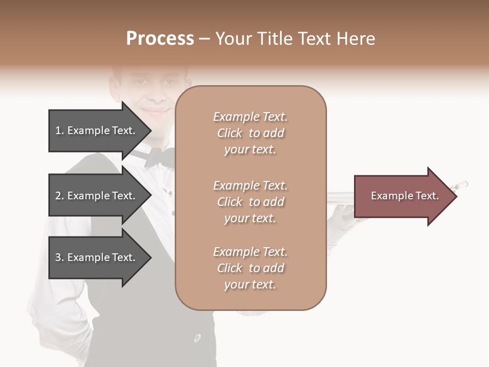 Male Tie Pose PowerPoint Template