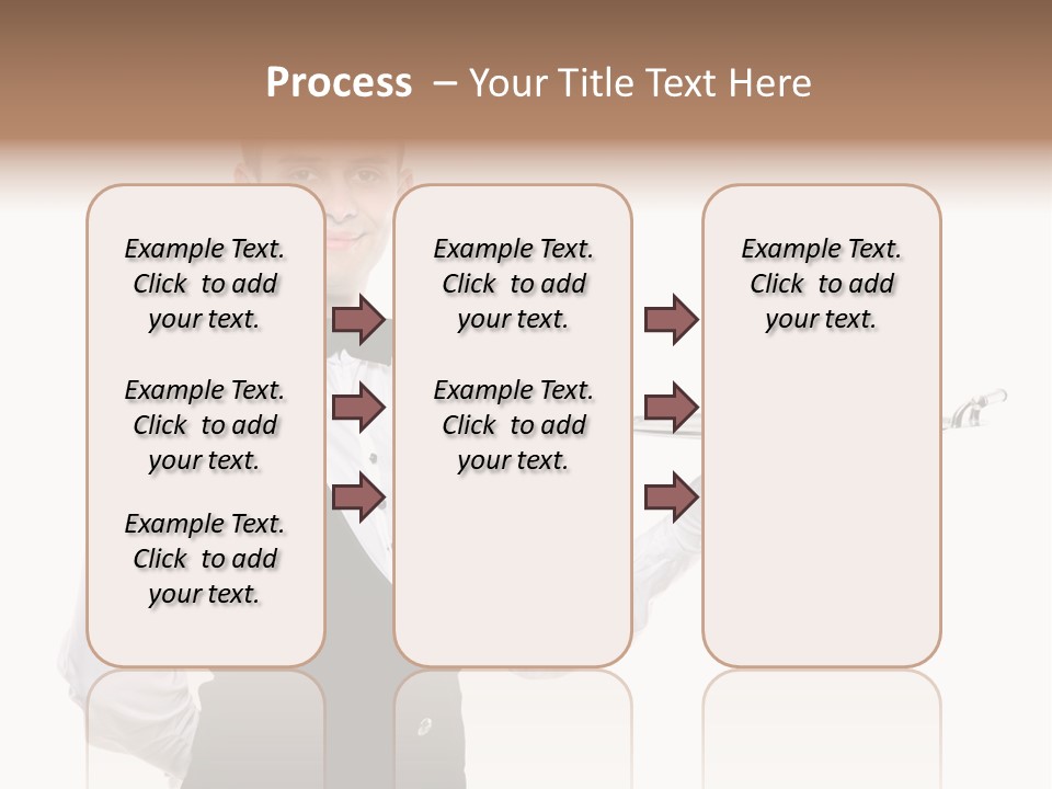 Male Tie Pose PowerPoint Template