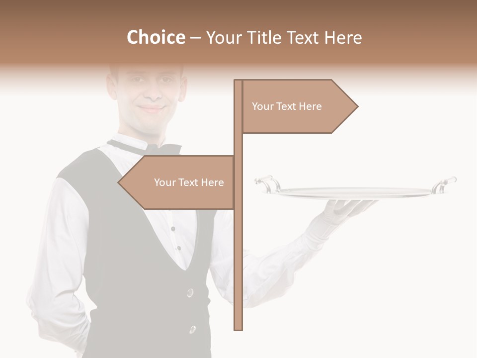 Male Tie Pose PowerPoint Template