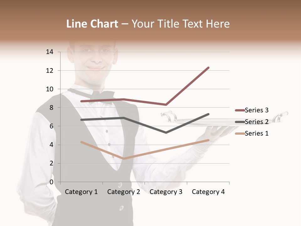 Male Tie Pose PowerPoint Template