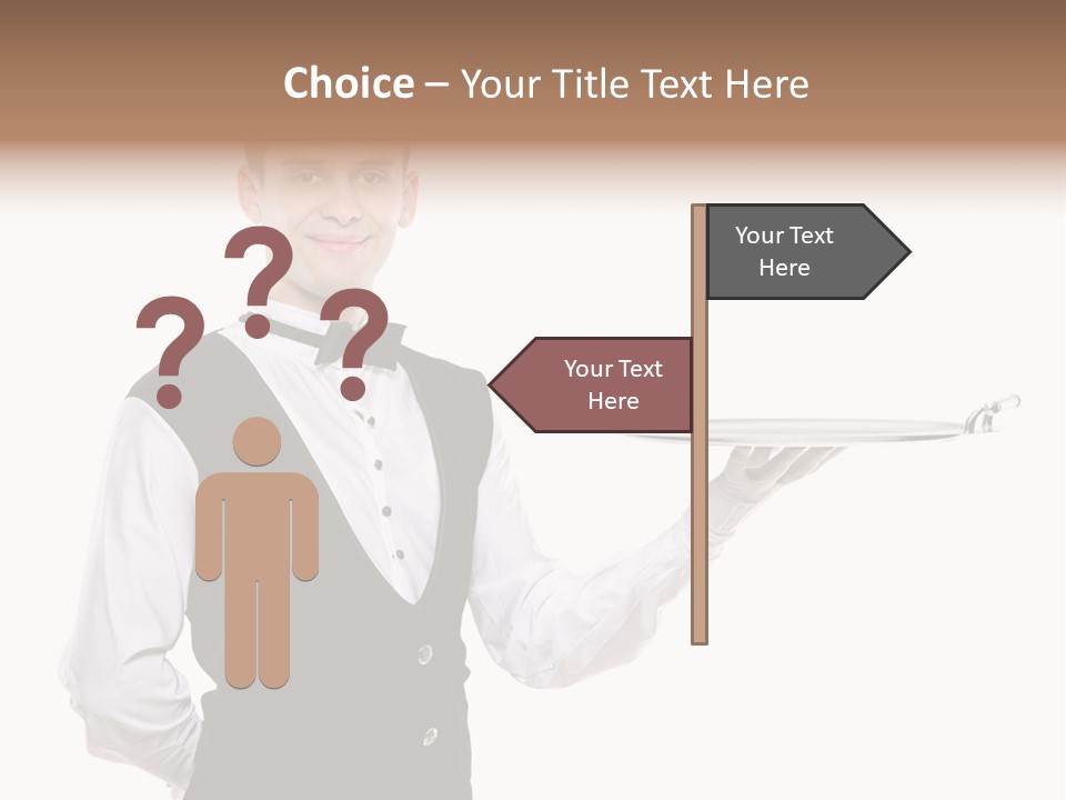 Male Tie Pose PowerPoint Template