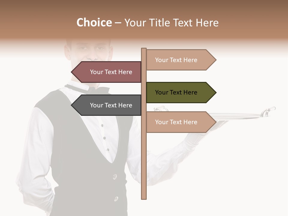 Male Tie Pose PowerPoint Template