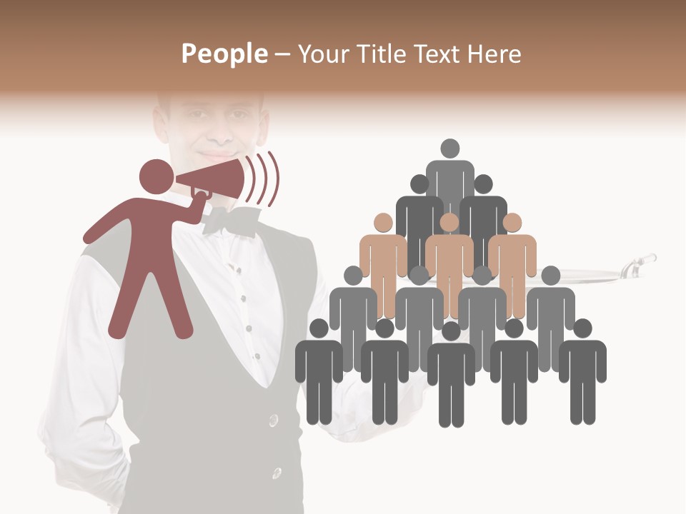 Male Tie Pose PowerPoint Template