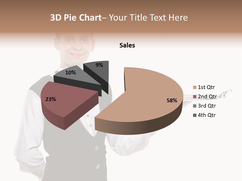 Male Tie Pose PowerPoint Template