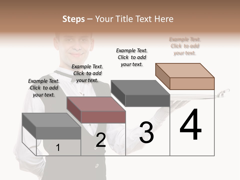 Male Tie Pose PowerPoint Template