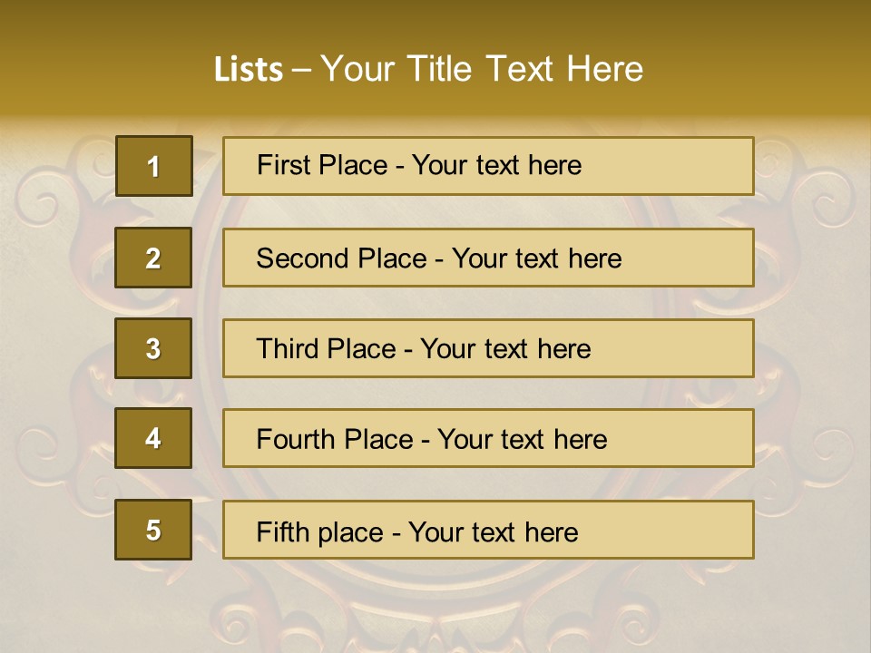 Profe Ional Table Toon PowerPoint Template